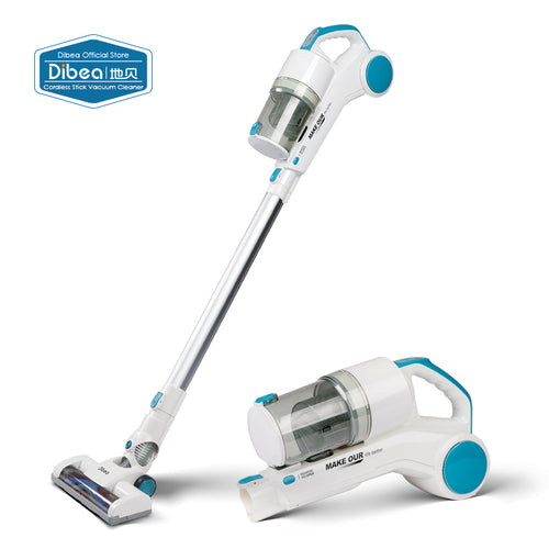 Dibea ST1601 New Handy Cordless Vacuum Cleaner with Cyclonic Technology Light Weight 2-in-1 Stick and Handhold 7Kpa Suction